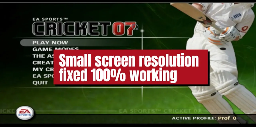 Windows Computer Clock Running Fast How to Play EA Sports Cricket 07 in Full Screen on Windows 11/10/8/7 ...